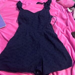 Francesca’s Navy Romper